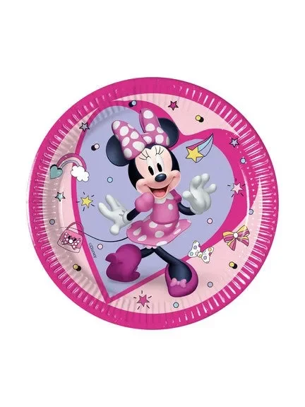 Bigiemme Piatto Minnie Junior D 20 Cm 8 Pz Fornitura