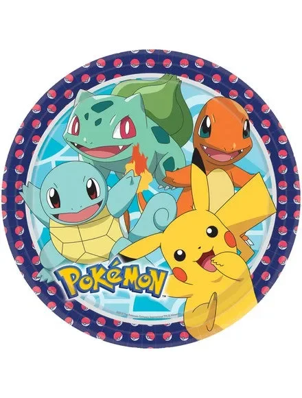 Bigiemme Piatto Pokemon D 23 Cm 8 Pz In saldo