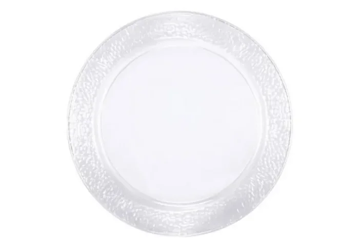 Bigiemme Vassoio Plastica Trasparente Rotondo D 34 Cm 2 Pz