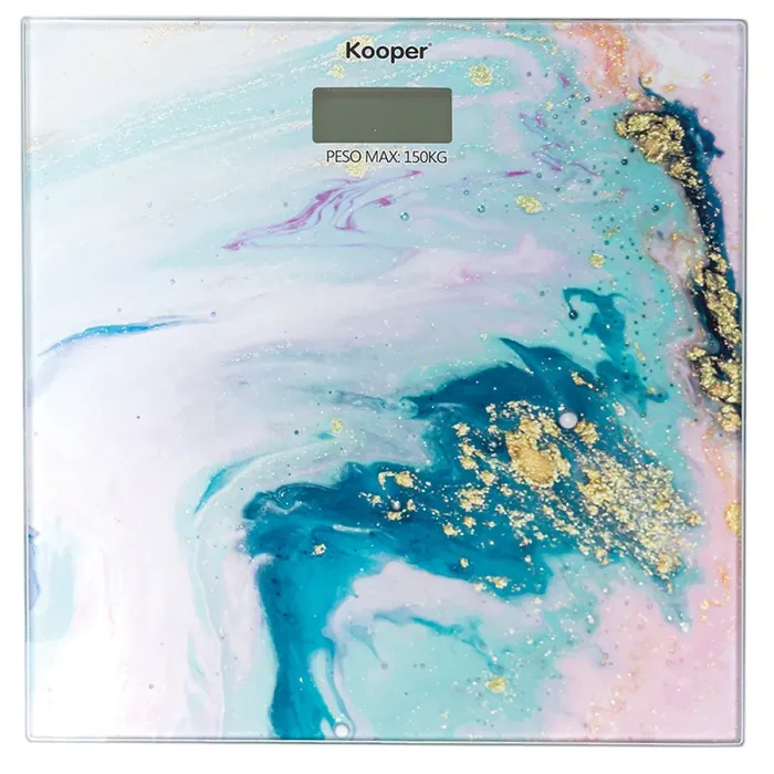 Bilancia Pesapersona Elettronica Max 150 Kg in Vetro Kooper Rosa In saldo