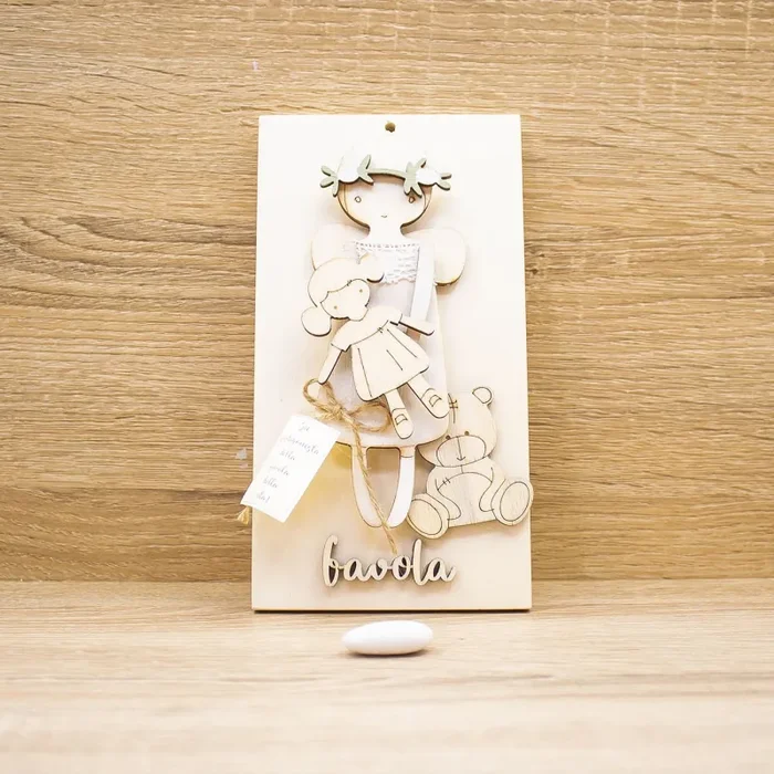 Bimba/Angelo delle Favole con Orsetto Beccalli