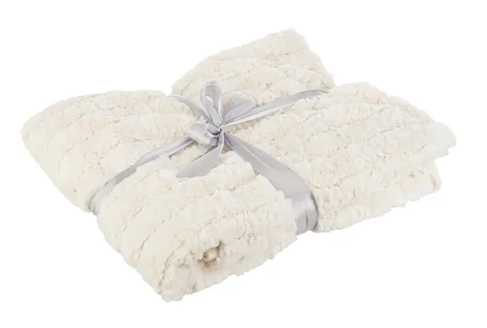 Bizzotto Coperta Wolly Natale 150 x 130 Avorio