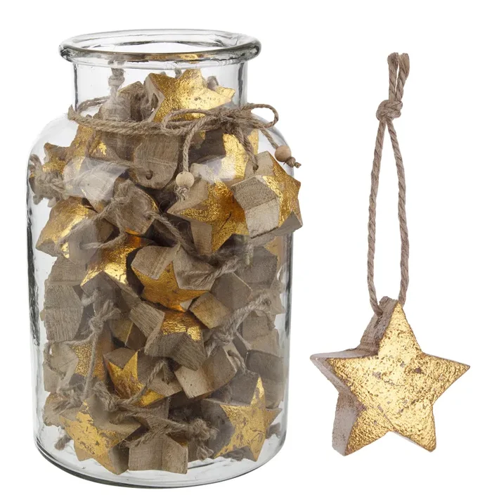 Bizzotto Pendaglio Natale Haley Stella H 5 Cm Oro