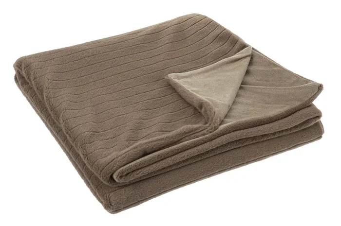 Bizzotto Plaid Essential Natale 180 x 150 Cm Marrone