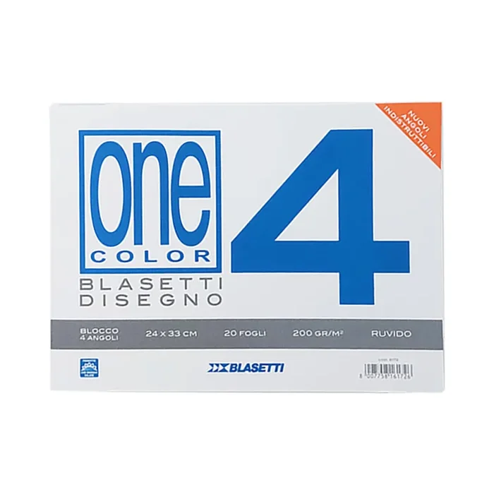 Blasetti – Album da disegno CARTA RUVIDA da 20 fogli con angoli indistruttibili