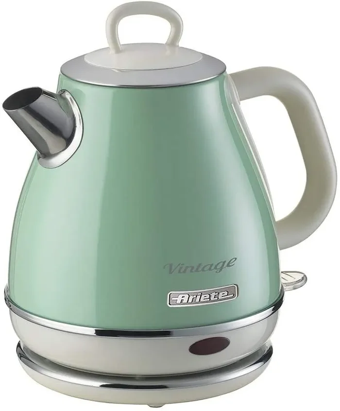 Bollitore Elettrico 1600W Capacità 1L in Acciaio Ariete Verde