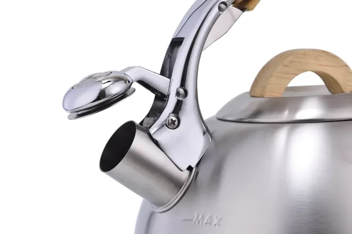 Bollitore in Acciaio 3 Litri con Manico in Rovere - immagine 2