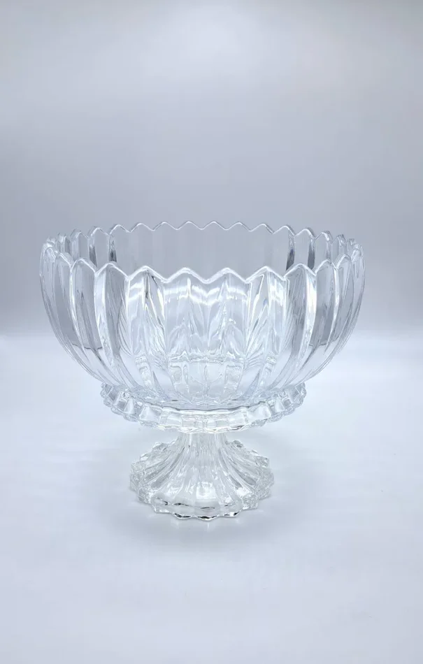 BONTURI CASA HOME DECORATION Coppa Alzata Vetro Janice D 22 Cm H 20 Cm Centrotavola