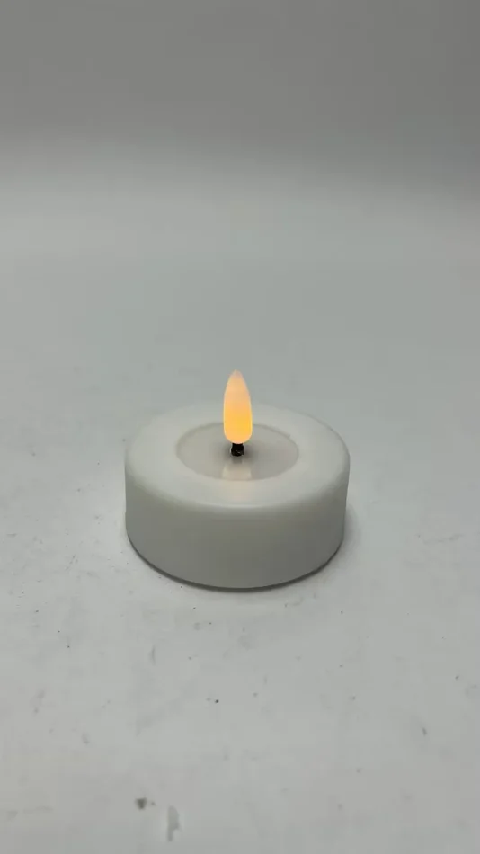 BONTURI CASA HOME DECORATION Tealight D 6,8 Cm Bianca con Timer
