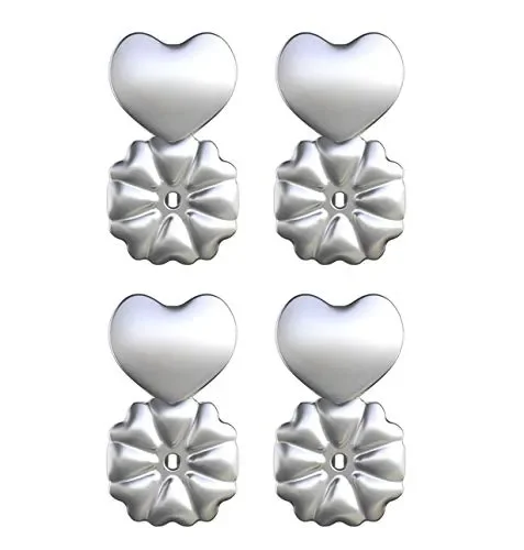 Boomly Donne Bella Sollevatori per orecchino Regolabile Argento