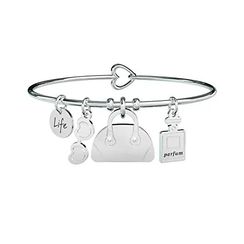 Borsa I love shopping, Unica, Argento