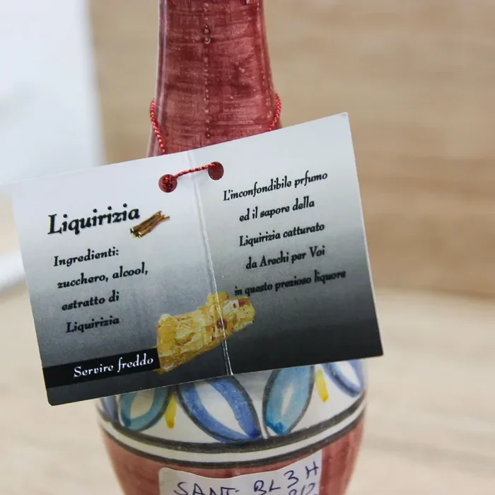 Bottiglia Liquore Bordeaux Stile Vietrese Il Borgo di Vietri - immagine 3