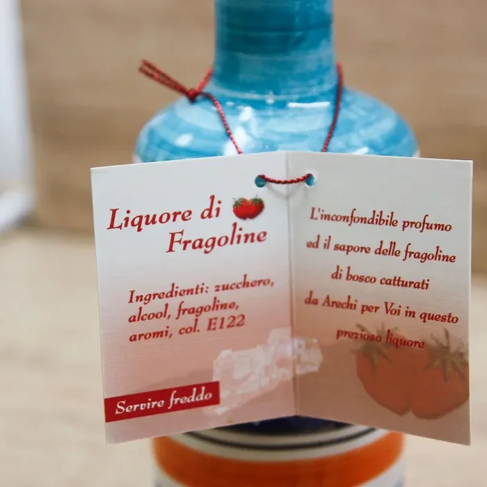 Bottiglia Liquore Color Stile Vietrese Il Borgo di Vietri Saldi - immagine 3