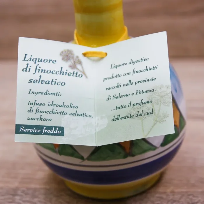 Bottiglia Liquore Stile Vietrese Il Borgo di Vietri - immagine 3