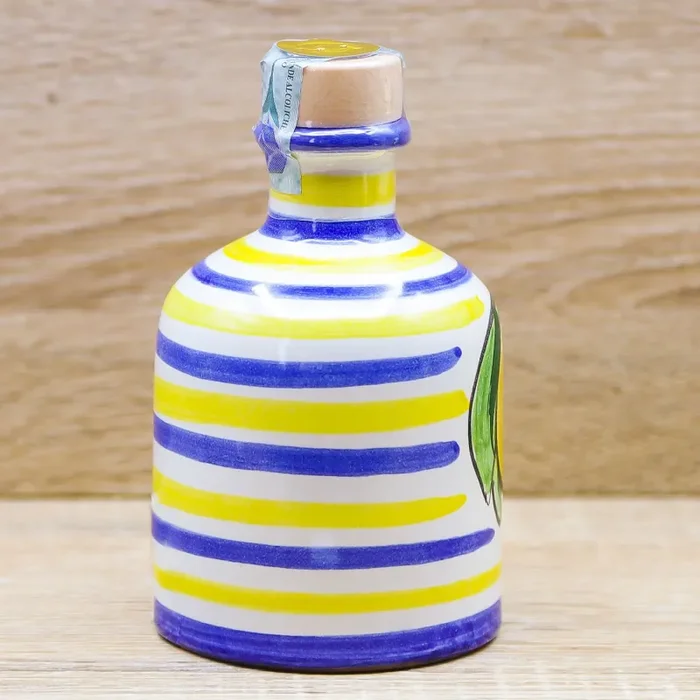 Bottiglia Media Limoncello decoro Vietrese Il Borgo di Vietri - immagine 3