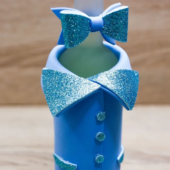 Bottiglia Mignon di Limoncello di Sorrento con Giacca - immagine 2