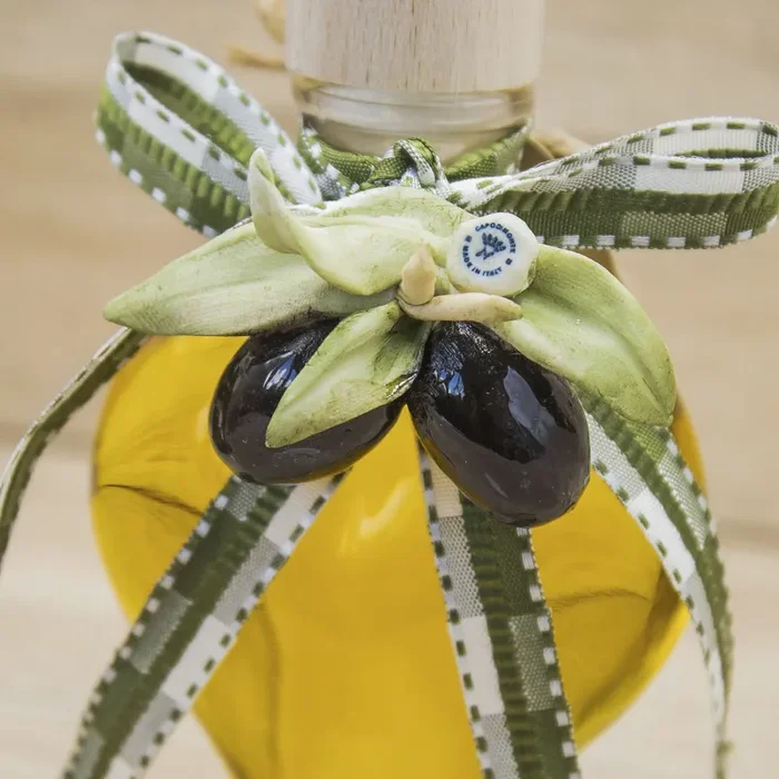 Bottiglia Onda Olio Extravergine di Oliva Ravece Limone Personalizzabile - immagine 3