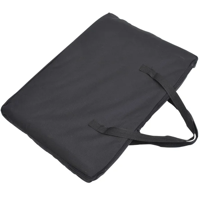 Box per Animali Domestici Pieghevole Nero e Crema 114x48x58 cm - immagine 3