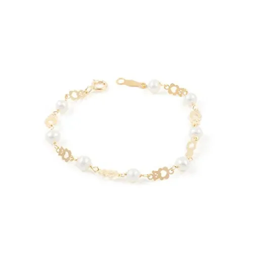 Bracciale per bambini – oro giallo 9k (375)