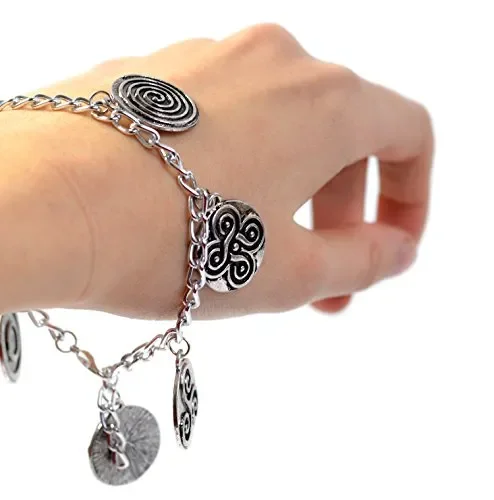 Bracciale Teen Wolf Charm – Charms simbolo argento antico a forma di Druido… - immagine 3