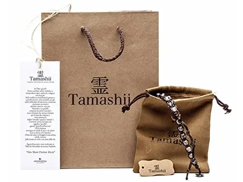 Bracciale tibetano buddista Tamashii in Agata Verde MainApps - immagine 3