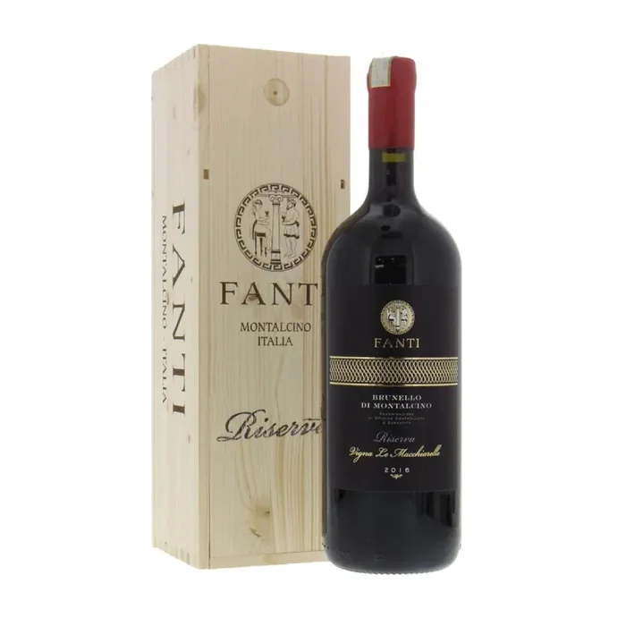 Brunello Di Montalcino Riserva “Vigna Le Macchiarelle” 2016 Magnum Cassa Lego – Fanti Fornitura