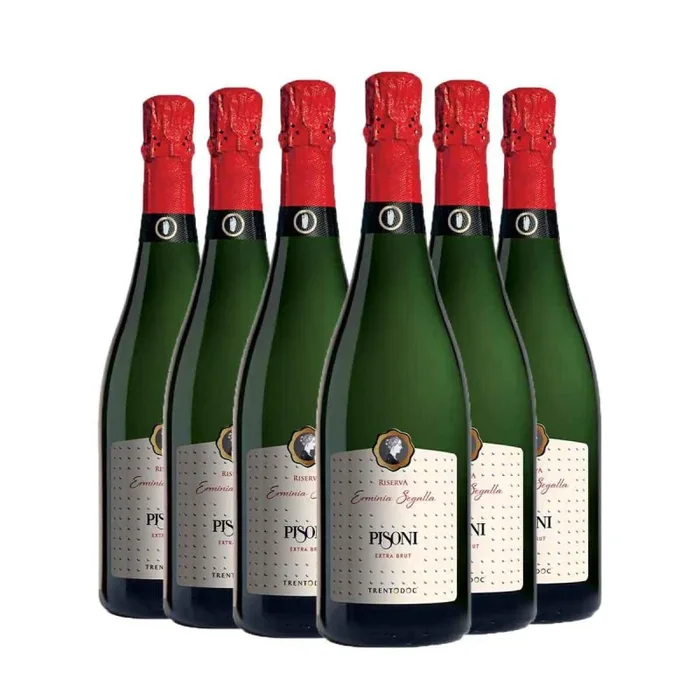 Brut Trento Doc Riserva Erminia Segalla 2014 – Pisoni Kit 6 Bottiglie 6X20PIBTES14B
