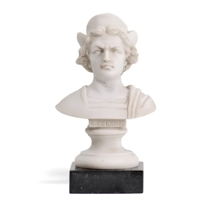 Busto di Cristoforo Colombo in marmo – Un Omaggio al Grande Esploratore