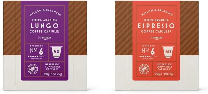 by Amazon Capsule Espresso, compatibili Nespresso – 50 capsule