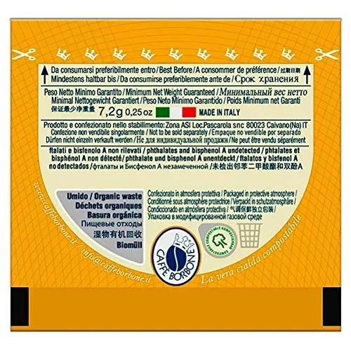 Caffè Borbone Confezione da 100 Cialde Compostabili – 720 g (7.2 g x 100) - immagine 2
