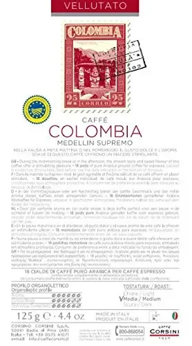 Caffè Corsini Compagnia dell’Arabica Colombia 100% Arabica 4 x 18 - immagine 3
