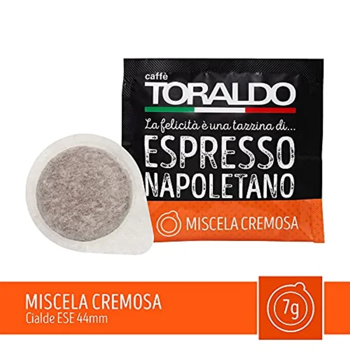 Caffè Toraldo Miscela Cremosa 150 Cialde, 1080 g Moda - immagine 2