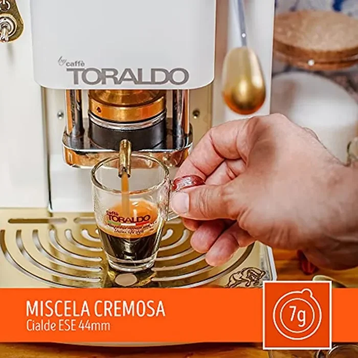 Caffè Toraldo Miscela Cremosa 150 Cialde, 1080 g Moda - immagine 3