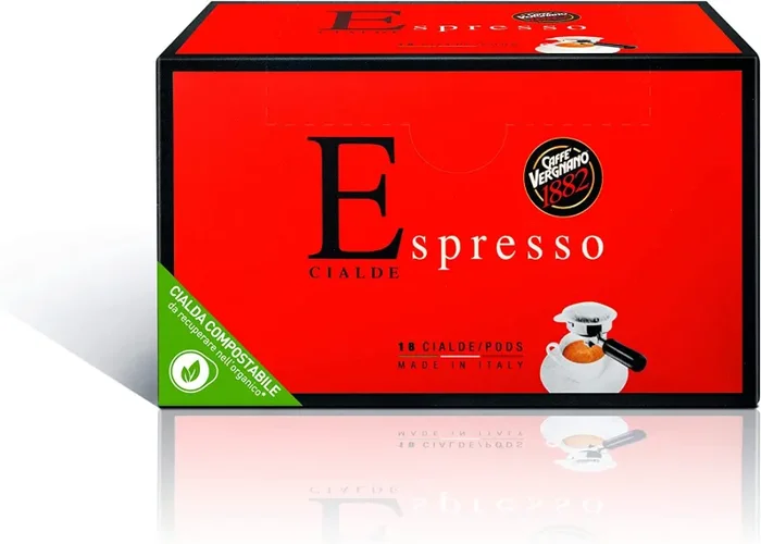 Caffè Vergnano 1882 Cialde Caffè Decaffeinato per macchina cialde ESE caffè da casa, 6 confezioni da 18 cialde, filtro in carta (totale 108) Moda - immagine 3