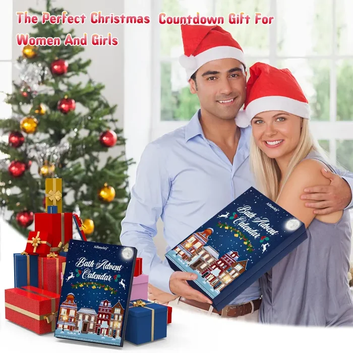 Calendario Avvento 2024 Bellezza, 24 Prodotti per il Bagno, la Cura Della Pelle e gli Accessori, Conto Alla Rovescia per il Natale Regali Creativi per le Donne - immagine 2