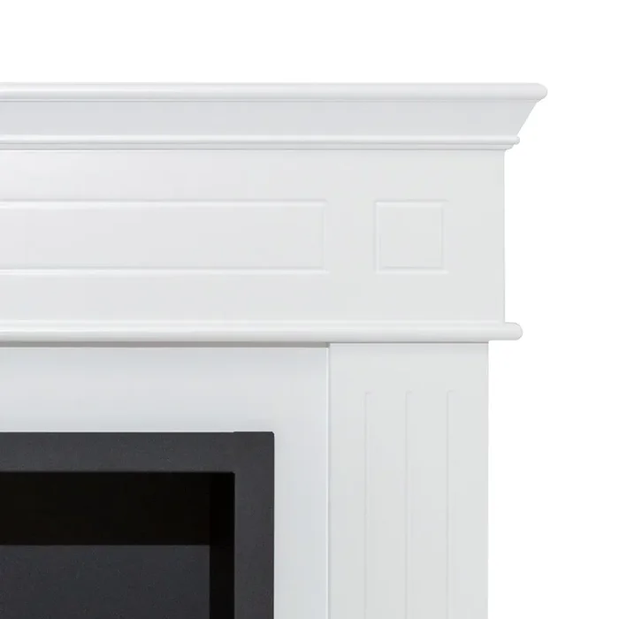 Camino a Bioetanolo da Pavimento 110x102x37 cm Dalya Bianco Vendita calda online - immagine 3