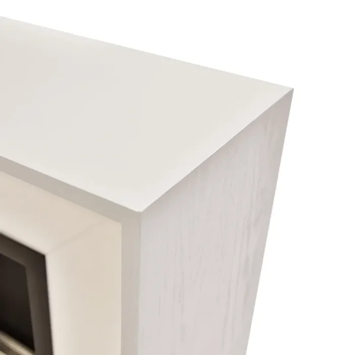 Camino a Bioetanolo da Pavimento 110x94x35 cm Roxana Tortora e Bianco - immagine 3