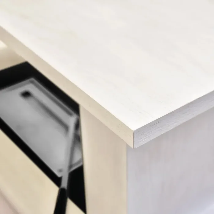 Camino a Bioetanolo da Pavimento 115x78x42,5 cm Grace Bianco - immagine 3