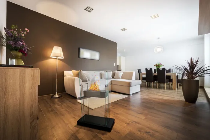 Camino a Bioetanolo da Pavimento 65x34x90 cm 2000W 1,5L Atlanta Nero Vendita calda - immagine 3