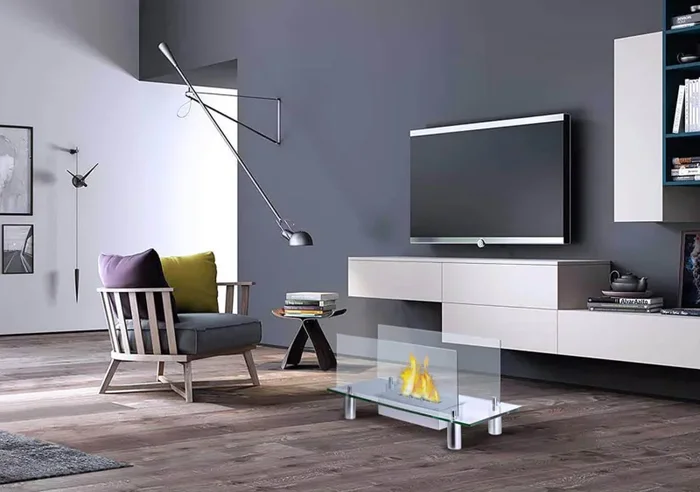 Camino a Bioetanolo da Pavimento 72×35 cm Menzi Gold - immagine 3