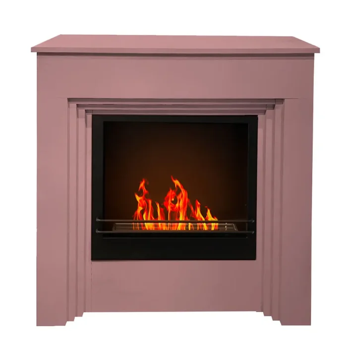 Camino a Bioetanolo da Pavimento 96x35xH96 cm Bellini Rosa - immagine 3