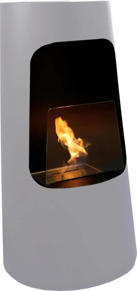 Camino a Bioetanolo da Pavimento Ø50×96 cm Dubai Bianco