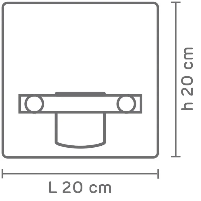 Camino a Bioetanolo da Tavolo 20x20x16,8 cm Tiziano Nero - immagine 3