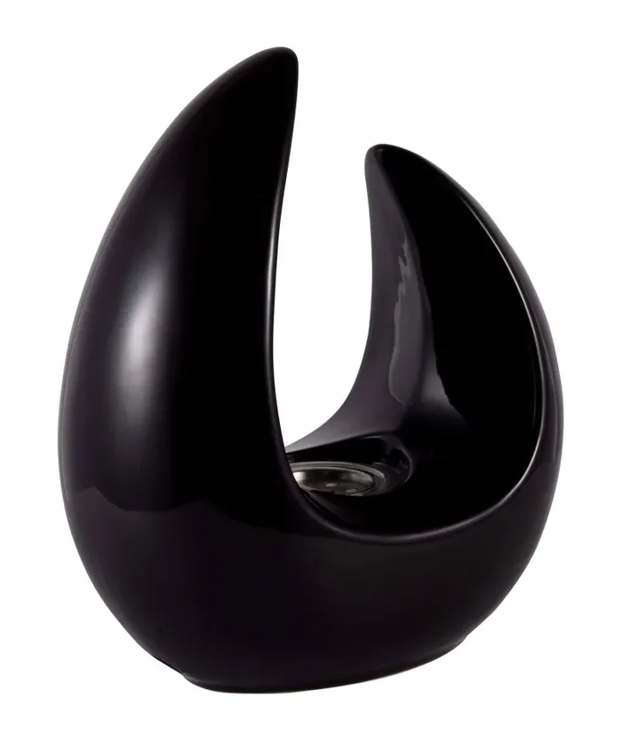 Camino a Bioetanolo da Tavolo 24×16 cm Qlima FFB207 Nero - immagine 3