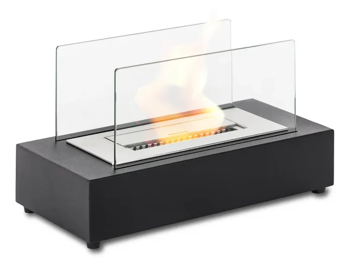 Camino a Bioetanolo da Tavolo 42x20x22 cm Nero Sconti