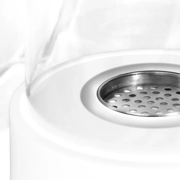 Camino a Bioetanolo da Tavolo Ø16×29 cm Cloud Bianco - immagine 3