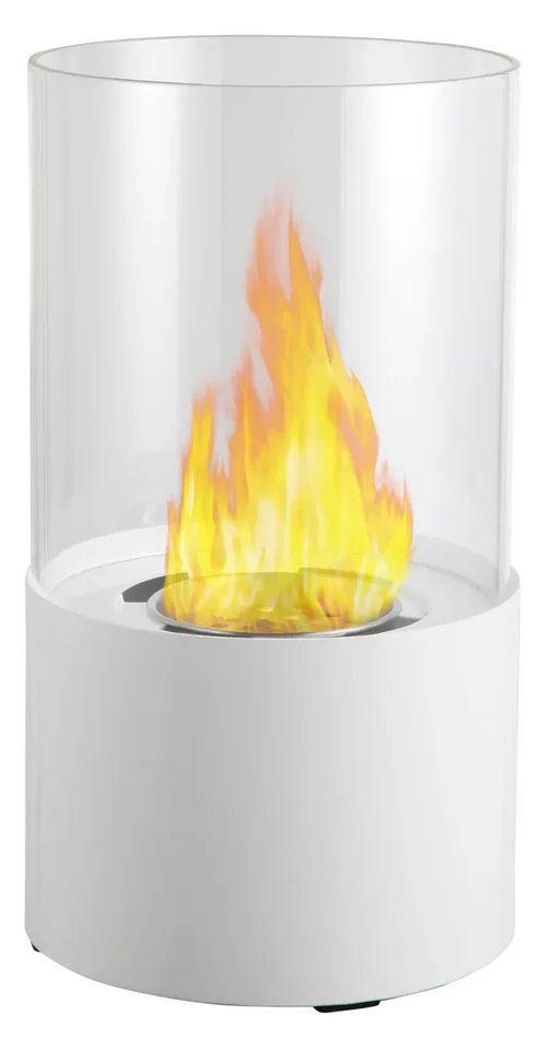 Camino a Bioetanolo da Tavolo Ø16x27cm Vannini Giotto Bianco