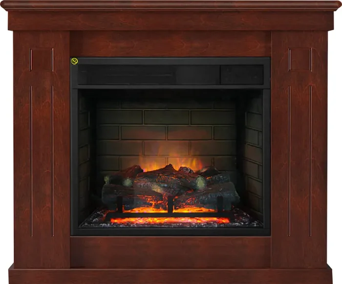 Camino Elettrico da Pavimento Effetto Fiamma 2000W Vannini Chiara Slim Noce Online ora