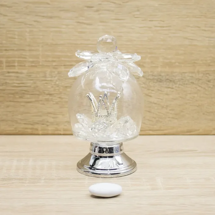 Campana Cristallo con Corona Argento Via Margutta Online ora