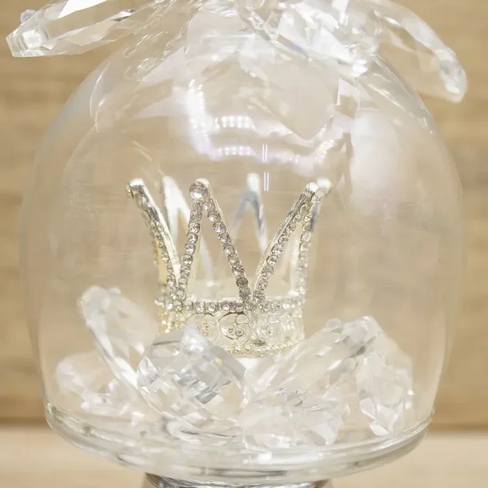 Campana Cristallo con Corona Argento Via Margutta Online ora - immagine 2